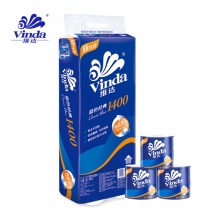 维达(Vinda) 卷纸 蓝色经典3层140g卫生纸巾10卷