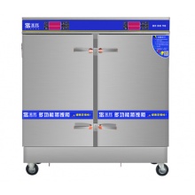 圣托（Shentop）全自动智能蒸饭柜 24盘食堂蒸饭车 多功能双门蒸饭机 