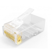 厚德缆胜 网线水晶头 CAT6/RJ45 100个/盒