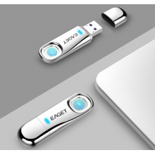 忆捷（EAGET） FU60 64GB USB3.0 指纹加密U盘 隐私安全保护 