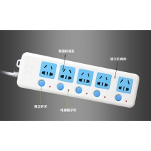 公牛(BULL) GN-309D 5位3米 大功率16A 250V 分控 插座 插排 插线板 接线板