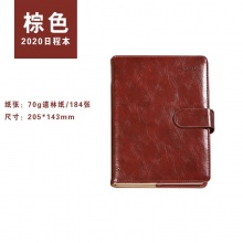 博文 A5/2025-1 2020年 日程本 70g道林纸/368页 205*143mm