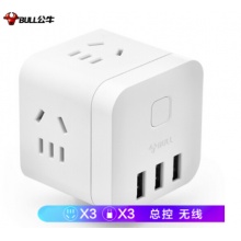 公牛（BULL) 无线魔方智能USB插座 GN-U303UW 白色