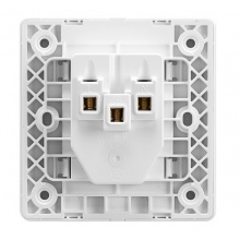 公牛 G28Z223 正五孔插座二三极连体插座 86型面板 珍珠白 暗装
