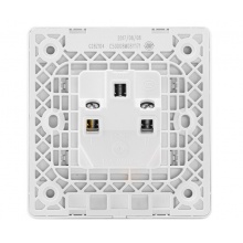 公牛 G28Z104 一位三极三孔插座16A 86型面板 珍珠白 暗装