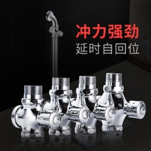 华尔杰 一寸 厕所手按式冲水阀 