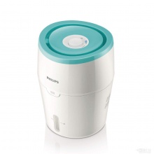 飞利浦(PHILIPS)加湿器 上加水 纳米无雾 静音 HU4801/00（白色+浅绿色）