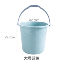 茶花 家居新品塑料手提小水桶 大号加厚洗衣桶子
