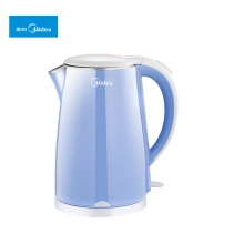 美的（Midea）电水壶热水壶电热水壶304不锈钢1.7L容量 双层防烫烧水壶WHJ1705C