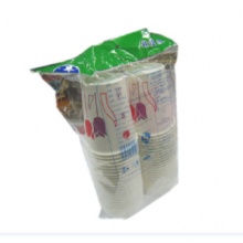 绿奥一次性荷花纸杯 50个/袋 加厚 150g