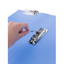 得力5302es文件夹办公用品双夹强压夹单夹A4资料册资料夹档案夹整理夹文件夹子收纳册单个装