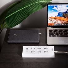 得力18248-03新国标安全插座多孔插排插线板开关电源转换器接线板