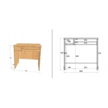 颜色可定制办公桌 750*550*800mm