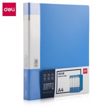 得力(deli)A4/60页资料册/插袋文件册/活页文件夹/文件收纳袋 办公用品5005ES