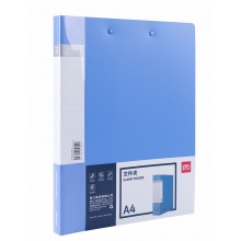 得力5309ES文件夹 办公用品A4双强力大夹子资料夹板插页册单个装