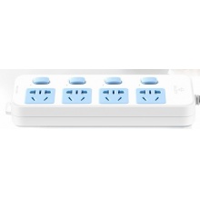 公牛 10A、4位多用孔 排插