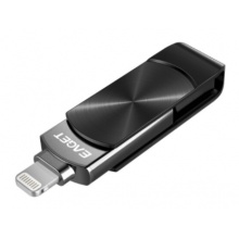 忆捷(EAGET) Lightning USB3.0苹果U盘128GB i66苹果官方MFI认证 黑色