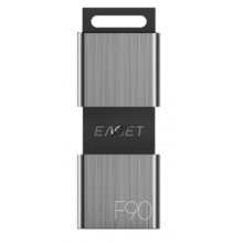 忆捷（EAGET） USB3.0 U盘64GB F90高速金属推拉式优盘