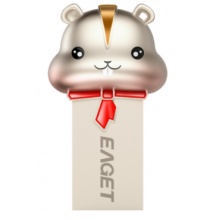 忆捷（EAGET）32GB USB3.0 高速全金属防水U盘 U98 小福鼠2020限量版生肖优盘 【萌萌哒鼠年纪念款】