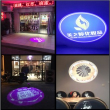 防水遥控logo广告投影灯 高清打字灯旋转投影灯旋转射灯