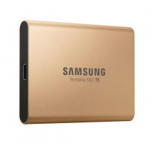 三星(SAMSUNG) MU-PA1T0G/WW T5 1TB Type-c USB3.1 移动硬盘 固态（PSSD） 玫瑰金