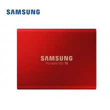 三星(SAMSUNG) MU-PA1T0R/CN T5 1TB Type-c USB3.1 移动硬盘 固态（PSSD） 金属红