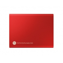 三星(SAMSUNG) MU-PA1T0R/CN T5 1TB Type-c USB3.1 移动硬盘 固态（PSSD） 金属红
