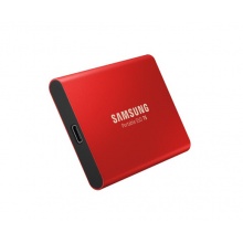 三星(SAMSUNG) MU-PA1T0R/CN T5 1TB Type-c USB3.1 移动硬盘 固态（PSSD） 金属红