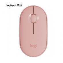 罗技（Logitech）Pebble鹅卵石 鼠标 无线蓝牙鼠标 办公鼠标 静音鼠标 女性鼠标 便携鼠标 对称鼠标 玫瑰粉