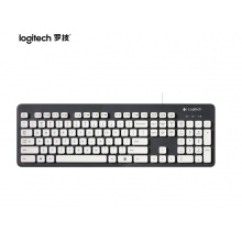罗技（Logitech）K310 键盘 有线键盘 办公键盘 女性 防水键盘 全尺寸 黑色