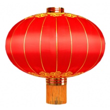 雄冠 大红灯笼 元旦春节 150#绸布直径100CM