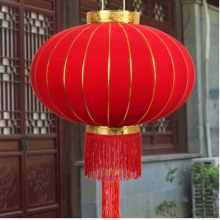多美忆 春节大红灯笼门头挂饰金边元旦日装饰品婚庆灯笼新年灯笼 100#（无字金边）单个装