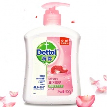 滴露Dettol 健康抑菌洗手液 滋润倍护 500g/瓶 易冲洗