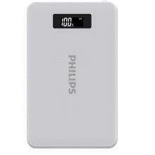 飞利浦 DLP1200P 20000mAh 移动电源/充电宝 大容量 数显屏LED手电筒 皮革质感 适用于华为/苹果/小米手机/平板等