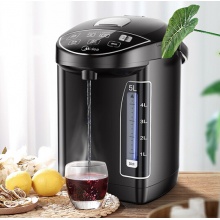 美的（Midea）电热水瓶热水壶电水壶304不锈钢水壶热水瓶5L十段温控电水壶双层防烫烧水壶MK-SP50Power302