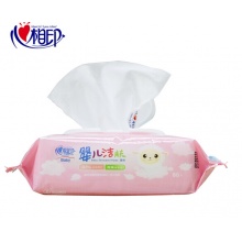 心相印 XYA080 婴儿湿巾洁肤手口可用湿纸巾5包80片/包