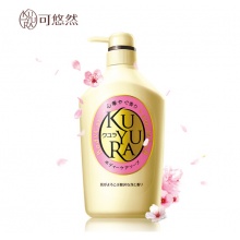 资生堂 可悠然（KUYURA）美肌沐浴露（欣怡幽香）550ml （日本原装进口沐浴乳）