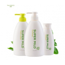 资生堂 惠润 （SUPER MiLD ）柔净绿野芳香洗护套装(洗发露600ml+洗发水220ml+护发素600ml)