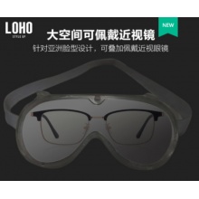 LOHO 大框防飞沫防尘防冲击高清安全防护镜C款