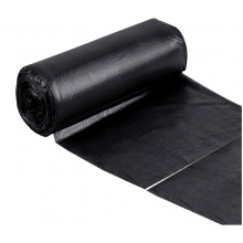 蕊之魅 黑色加厚垃圾袋家用办公室企业物业袋大号 1卷共30只 中号50x60
