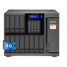 威联通（QNAP）TS-1635AX-4G 十六盘位网络存储 四核处理器 内建2个10GbE SFP+ 网络端口 商用级NAS