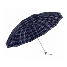 天堂伞 特大加固三折全钢晴雨伞3309E格016兰格