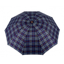 天堂伞 特大加固三折全钢晴雨伞3309E格016兰格