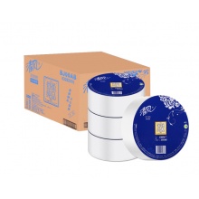 清风 BJ00AB 珍宝大卷纸 舒柔纯品 平纹 3层 180米/卷 12卷/箱