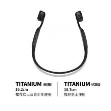 AFTERSHOKZ 韶音 AS600 TITANIUM 骨传导运动蓝牙耳机 无线 耳骨传导耳机骑行 标准版灰色
