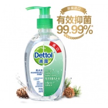 滴露Dettol 免洗抑菌洗手液 经典松木 200ml/瓶 泰国进口 免洗手消毒液 儿童家用 含酒精成分