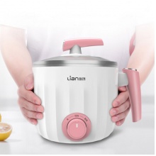联创（Lian）DF-BL009M 电煮锅多功能电热锅学生宿舍小锅迷你电锅1.2L小火锅
