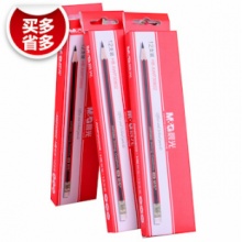 晨光 M＆G 红黑色抽条笔杆HB铅笔 AWP30802 12支/盒 
