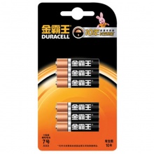 金霸王 新改良 7# 碱性电池 6粒/卡（单位：粒）