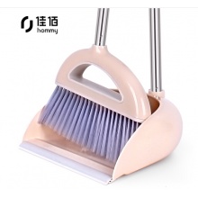 佳佰扫帚簸箕套装 防风不锈钢杆耐磨损适用各种地板扫把套装扫帚簸箕 B102